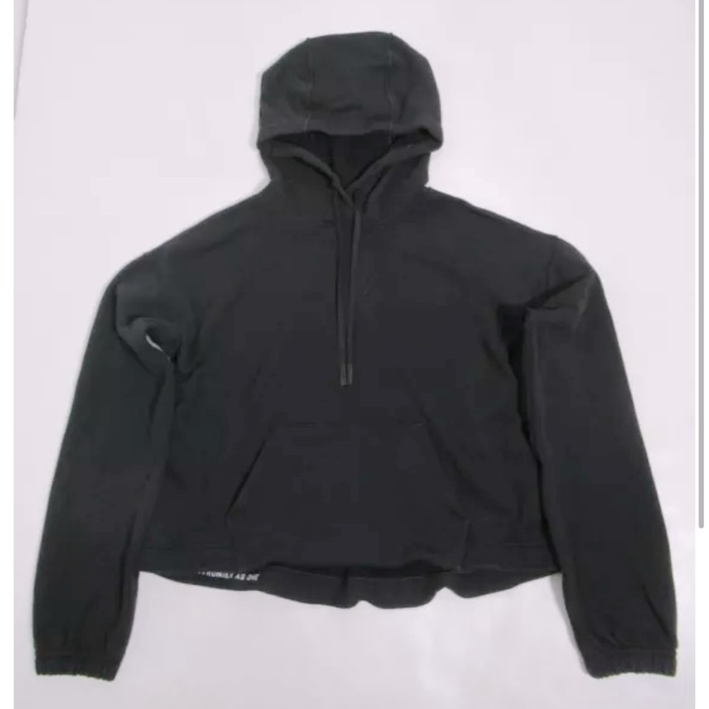 Lululemon X Barry’s cropped blacked hoodie size 8